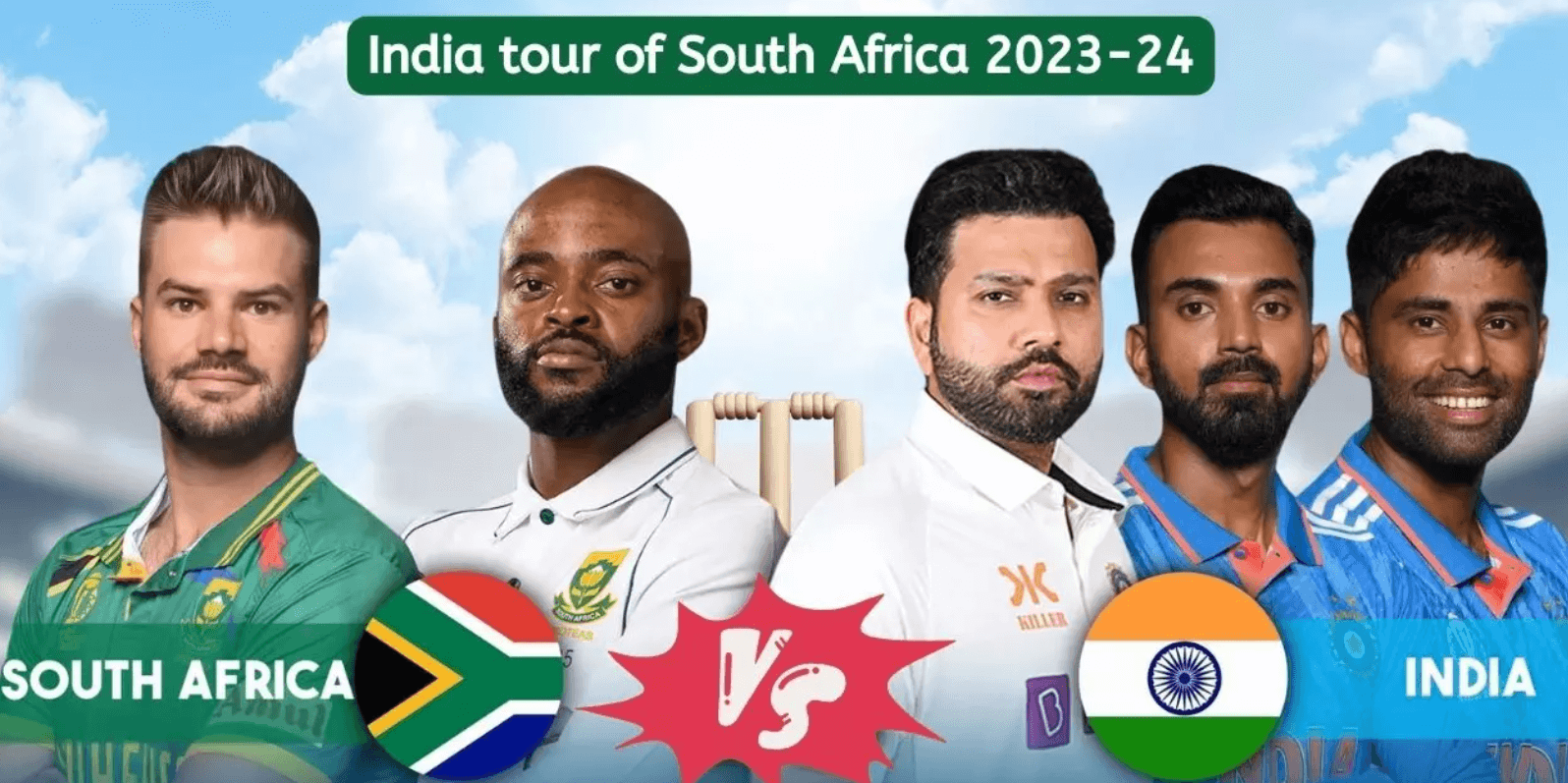 South Africa National Cricket Team Vs India National Cricket Team Timeline